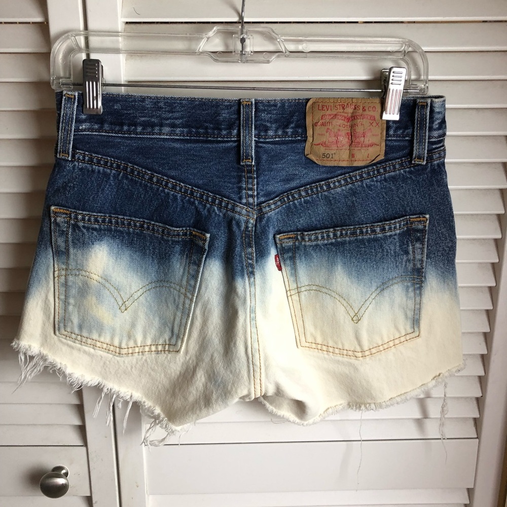 LEVI 501 BUTTON UP/HIGH RISE /JEAN SHORT